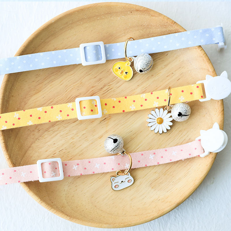 Cute Cat Collar with Silver Bell