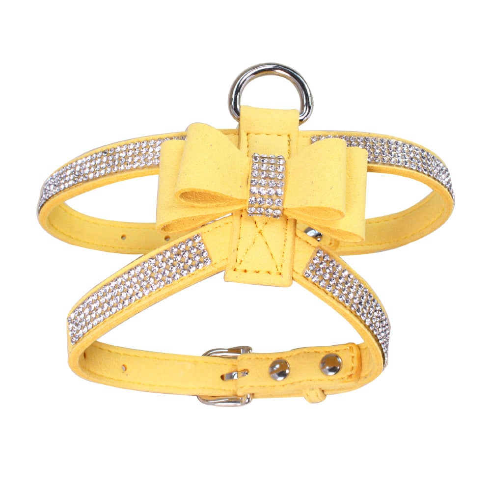 Rhinestone  Pet Chest Strap and Leash