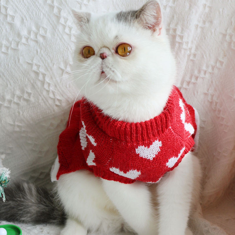 Fur Baby Heart Sweater