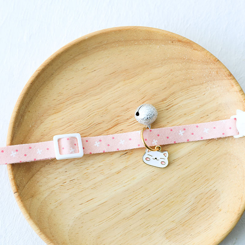 Cute Cat Collar with Silver Bell