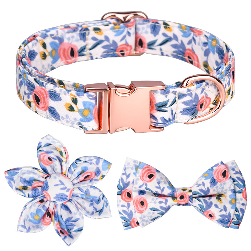 Detachable Flower Dog Collar