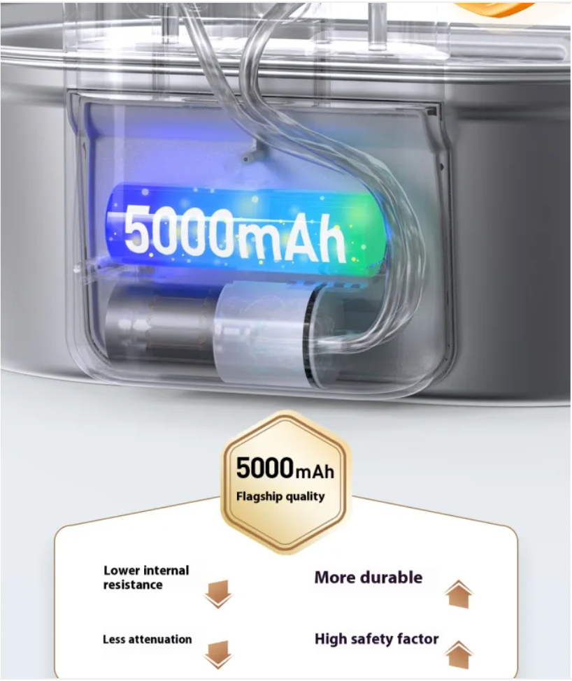 Ultra-Quiet Stainless Steel Pet Fountain