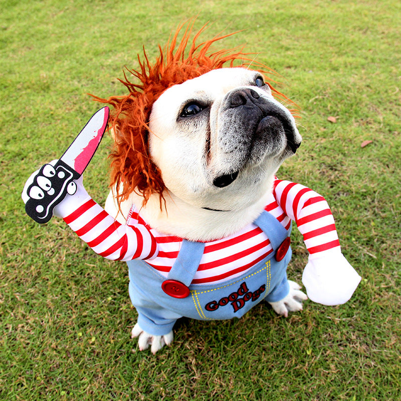 Deadly Doll Halloween Costume for Dogs