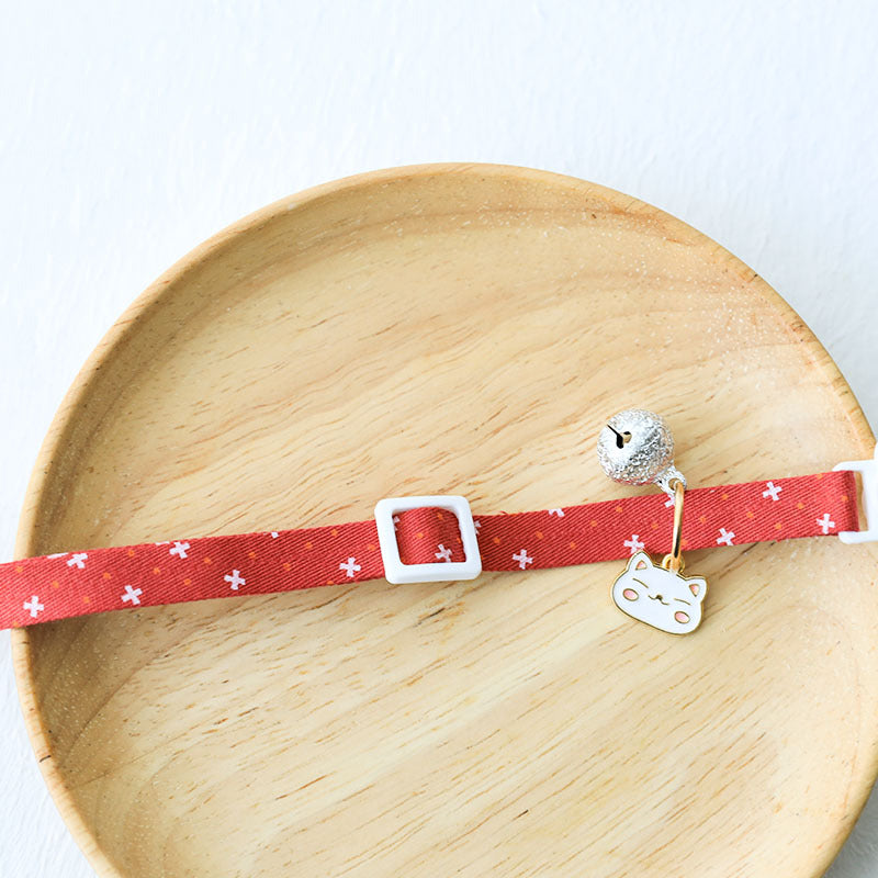 Cute Cat Collar with Silver Bell
