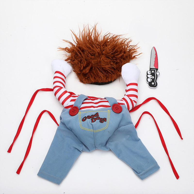 Deadly Doll Halloween Costume for Dogs