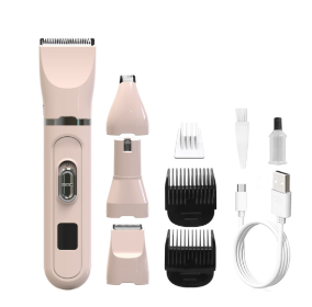 4-in-1 Pet Low Noise Professional Pet Grooming & Nail Grinder Set