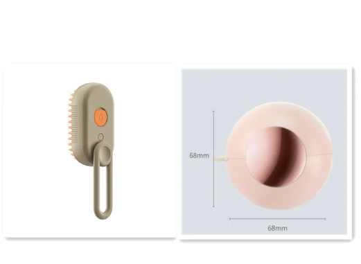 3-in-1 Steamy Spray Pet Grooming Brush