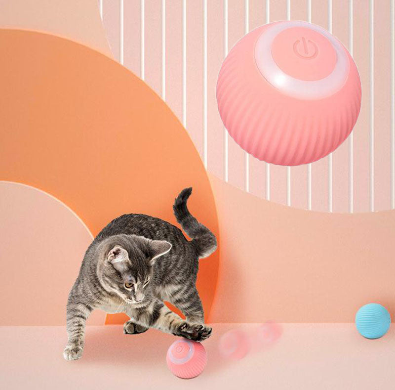 Interactive Smart Rolling Ball Toy for Cats