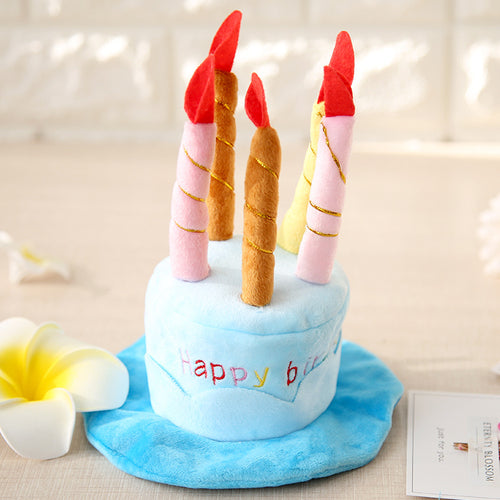 Birthday Cake Hat for Spoiled Pets