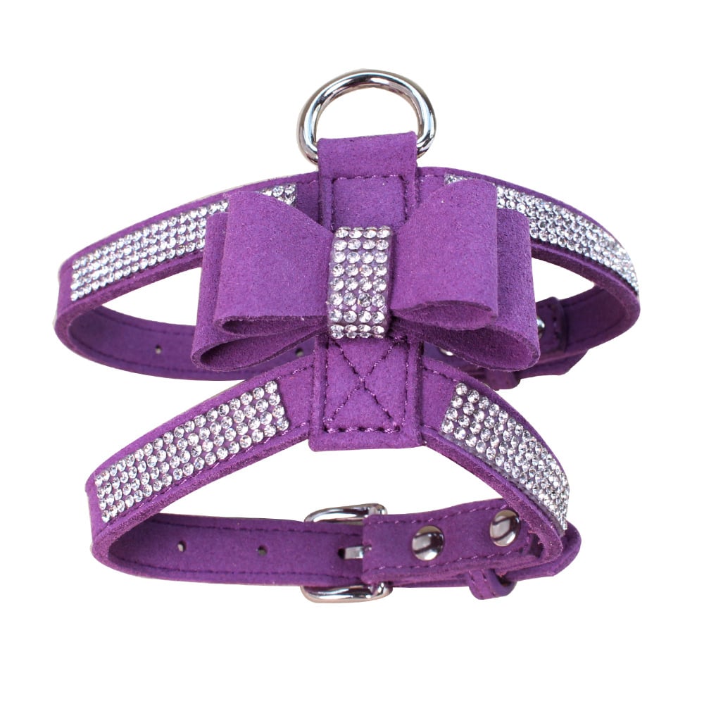 Rhinestone  Pet Chest Strap and Leash