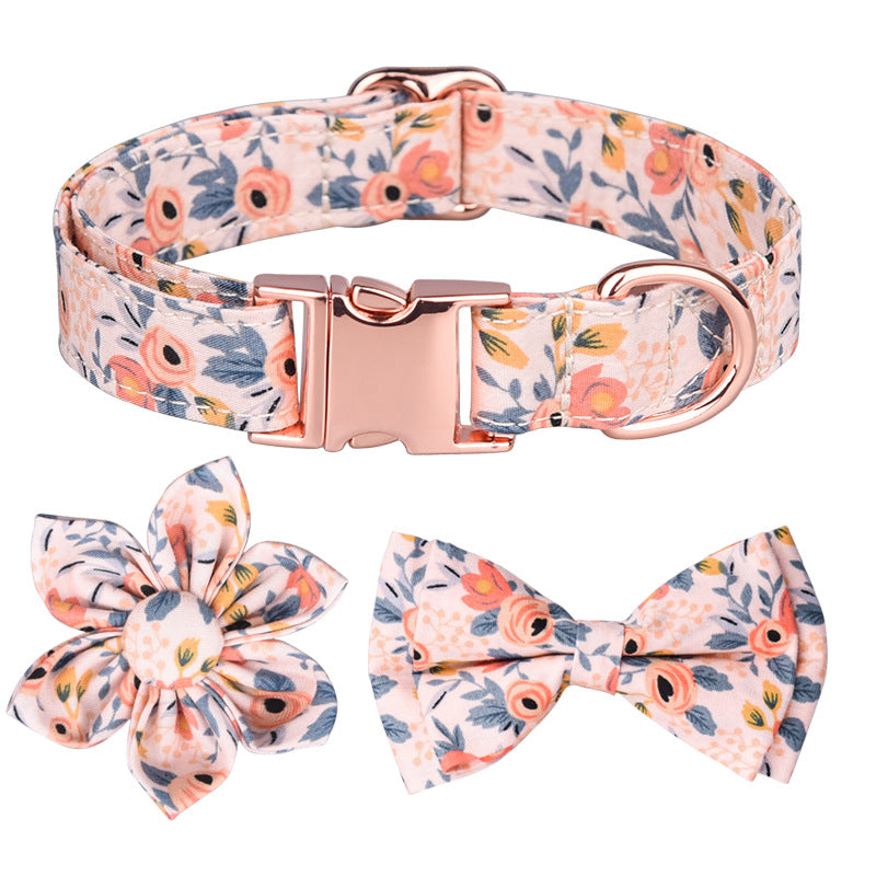 Detachable Flower Dog Collar