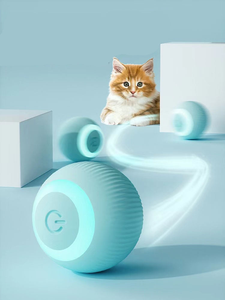 Interactive Smart Rolling Ball Toy for Cats