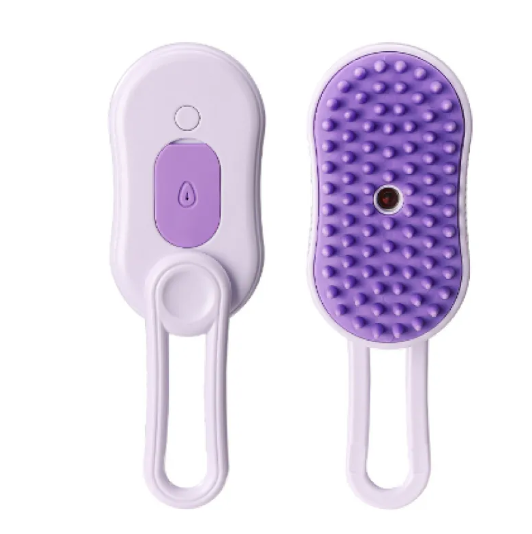 3-in-1 Steamy Spray Pet Grooming Brush