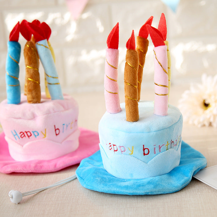 Birthday Cake Hat for Spoiled Pets