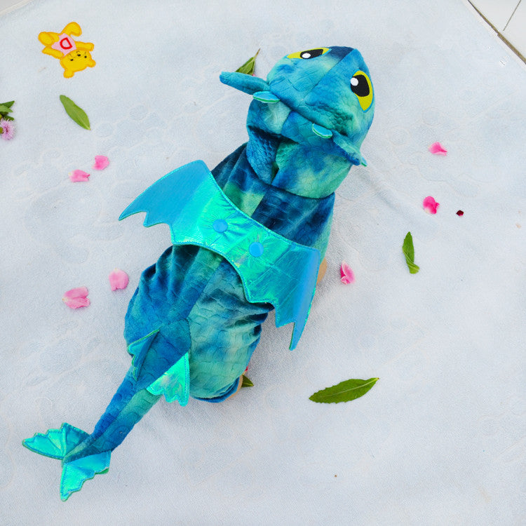 Pet Costume for Dogs - Dragon Transformation Outfit